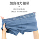 JD.com men's underwear pure cotton 7A antibacterial boy boxer pants large size boxer shorts 4 strips M