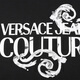 VERSACE JEANS COUTURE奢侈品男装男士圆领字母印花卫衣长袖T恤12127礼物 黑色 2XL