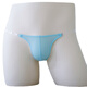 Icumitoo Ice Silk Mini Bag Thong Seamless Underwear Men's Summer Sexy Transparent Belt Low Waist New One Rope White One Size