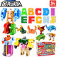 New Le New Letter Transformation Toy Dinosaurier Kombination Jungen Kinder Digital Roboter 6 Jahre Generation King Kong Team 2805 (1-5) +2 Symbolentwicklung (Geschenkbox)