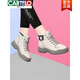 Cartelo Leather Martin Boots Boots Women's Automne et hiver 2025 Nouveau style britannique épais semelle polyvalente haut haut top femmes bottes simples chaussures shoots jst 9913 gris 38