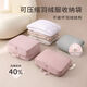 Bolsas de almacenamiento de la chaqueta de caída Home Travel Compression Bolse Armario de la maleta portátil Almacenamiento Almacenamiento Bolsa Especial Rosa 40*30*12 cm Tamaño mediano