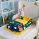 
Hengzan Crib can be detachable and washable portable baby nest crib mid-bed bionic diaper change pad baby pillow travel crib Lion Deer Green (removal and wash belt quilt) 90*50