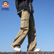Big Mund Monkey (Paul Frank) American Work Hosen für Männer im Herbst lose trendige High Street Sports Casual Hosen Herren neue Straight Hosen 9858H Khaki [offizielles authentisch] 3xl [Empfohlen 175-200jin [Jin gleich 0,5 kg]]