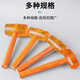 LSNUO Wooden Handle Leather Hammer Rubber Hammer Extra Large Special Tool for Tile Paving Multifunctional Rubber Installation Hammer Slap Board Yellow-Rubber Hammer Medium