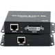Zhiyong DVI Extender 60 Meter einzelnes Netzwerkkabel zu RJ45 Netzwerksender 1080p HD unterstützt Computer-Videorecorder Video verlustfreie Übertragung durch Signalübertragungspaar DVI Netzwerksenderpaar