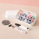 Banzheni Sewing Box Home Sewing Kit Portable Handmade Needle and Thread Large Student Sewing Artifact Sewing Tool Sewing Needle Thick Thread Wedding Storage Box White 24-piece Set