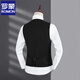 ROMON (ROMON) suit vest men 2025 business casual professional vest groom best man wedding vest brother group 801 grey (single vest) 2XL 185