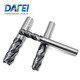 DAFEI50 degree 4-edge tungsten steel flat knife alloy knife CNC coated tungsten steel milling cutter gong cutter end mill 4.0*4*10*50