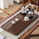 Chenshi tea tray solid wood home Bakelite style office tea set complete set fully automatic Kung Fu tea table kettle integrated Huanghuali color Pinyi 80*43 open style without electrical appliances
