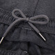 
Autumn E-summer summer middle-aged and elderly casual sports pants for men loose large size elastic waist straight casual pants for men's sweatpants cotton trousers 1098 spring and autumn thick dark gray L