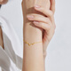 Chow Tai Fook SOINLOVE Cute Pet Zodiac Snake 18K Gold Bracelet VE201 Birthday Gift 15cm