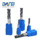 DAFEI50 degree 4-edge tungsten steel flat knife alloy knife CNC coated tungsten steel milling cutter gong cutter end mill 4.0*4*10*50