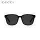 
Gucci (GUCCI) square frame slimming glasses Gucci sunglasses women driving sun protection sunglasses men luxury glasses Gift GG0637SK-001 black