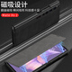乐比亿 华为matexs2手机壳xs2折叠屏新款mate xs2翻盖纳帕纹超薄保护套全包防摔男外壳 「磨砂灰」真皮翻盖*纳帕纹