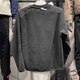 Nike sweatshirt jacket men's winter new fleece sportswear warm casual round neck pullover top DD4855-010/black/inner fleece 2XL/suggested 180-190Jin[Jin equals 0.5 kg]