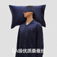 Banana 701Home Men and Women's Silk Long Sleeve Long Trousers Couple Home Clothing Set Gift Box Gifts Machine Washable [Women's Style] Quartz Gray XL