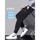 Jeanswest Jeans Herren 2024 Frühlings- und Herbst neuer Stil loser Fuß losen komfortable vielseitige trendige Arbeitskleidung lässig Long Hosen Männer 9859 Grau M.