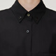 Jiangnan Buyi (JNBY) Sommer Frauen- onesie losen lässiger Straight Shirt Kragen Pendelstil 5o4f14110 001/Schwarz L.