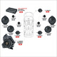 Dingbing adapted to Buick GL8 audio set 13 pieces lossless modification upgrade fever grade mid-bass dsp amplifier subwoofer Buick GL8653T special audio set 13 pieces