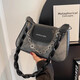 Nanmu Xiong bag women's bag crossbody bag chain shoulder bag 25 spring new style portable versatile light luxury armpit bag Chinese Valentine's Day gift shoulder crossbody bag black