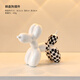 Yunya Cream Style Eingang Eingang Eingangseingang Ornament Maske Aufbewahrungsboxschublade Schuhschrank Key Lager Rack Home Dekoration Geschenkballon Hund Sechs-Stück-Set (ohne dekoratives Gemälde)