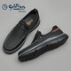 Goldlion Men's Shoes Four Seasons Casual Shoes Men's Business Slip-on Casual Leather Shoes Men's First Layer Cowhide Soft, Comfortable and Breathable Shoes Black 42