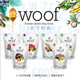 Randolph Neuseeland woof gefriergetrocknete Hundefutter hohe Protein hohe Ernährung Wildbret Rindfleisch Vollhund Rasse kornfreie Freez-Staple Food Hundefutter Opossum Freezhonfutter 280 g*1 Pack