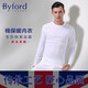 BYFORD (BYFORD) men's autumn clothes and autumn pants cotton counter knitted thermal underwear set long sleeve base men's red MW8826846 MW8826 top-white-thin 2XL