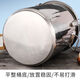 WS316 thickened stainless steel sealed bucket with lid for pot soup household water bucket commercial oil bucket soup bucket high temperature resistant portable 316 seal with buckle 12l25cm*25cm 12L 316L huge thick material