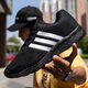 Nanyuqiu (nanyuqiu) primavera nuevos zapatos para hombres zapatos modernos zapatos de malla transpirable zapatos deportivos negros de gran tamaño zapatos de malla de malla 9888 rojo negro 46