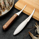 Onlycook shrimp line artifact stainless steel shrimp peeling tool removes shrimp lines special kitchen shrimp back knife wooden handle model/single