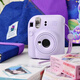 Fuji (FUJIFILM) Polaroid mini12 mini11/7/9 upgraded model, photo paper, one-time imaging camera, photo birthday gift, Mini12 Iris Purple (ready in stock), official standard