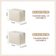 Baicaoyuan Down Jacket Storage Bag Visual Compression Bag Portable Clothing Quilt Travel Organizer Bag Extra Large Beige