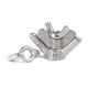 Jinggong 304 stainless steel claw nut, butterfly nut, butterfly hand nut, Yuanbao nut M6 (Yuanbao/5 pieces)