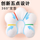 ROYALEXEBOSI baby shaping pillow corrects head shape from 0 to 6-12 months, corrects newborn baby pillow, 7D cotton core model, reverse Tencel