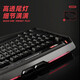 Clavier de voiture de sport Zoch Max870, clavier mécanique à trois modes, bureau de jeu E-Sports personnalisé sans fil câblé, MAX870 White + Gravure latérale blanc pure, axe d'ombre de flammes (paragraphe transparent)