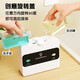 Obibao Obibao double-head hand soap machine dishwashing liquid automatic sensor shampoo shower gel bottle wall-mounted soap dispenser shampoo + shower gel