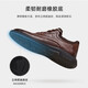 CAMEL Men's Casual Autumn Business Commuting Soft Sole Comfortable Sports Leather Shoes G13A155075 Black 41