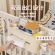 JPHZNB bedside storage bag hanging bag crib storage hanging basket bedside baby diaper table side diapers cream white - full-enclosed hanging basket storage