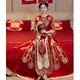 秀禾世家【东方简奢风】秀禾服婚服2025年新款新中式婚纱重工敬酒服礼服女 「新中式」N-596重工款 M