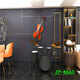 Qiqi Salle Room Background Tissu Anchor 3D 3D Dimensional Live Room Fond Mur Simple Chinois Live Video Photo Quick Shou ZP-12370 2,5 mètres de large + 2,5 mètres de haut (modèle de crochet)