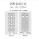 初学者穿衣镜全身镜免打孔试衣镜家用粘贴壁挂镜衣帽间无框挂墙大镜子 【加厚镜片+免打孔】90*30cm