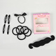 
Smart Friends Children's Headdress Girls Hair Accessories Girls Hair Net Rubber Band Hair Pin Practice Dance Dressing Hair Set 34 pieces Black