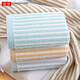 
KING SHORE Class A pure cotton towel 2 packs of face wash towels Soft and comfortable water-absorbing couple face wipe towel 1047A brown and yellow 2 packs