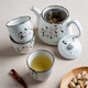 Fully suitable Japanese tea set hand-painted cherry blossom ceramic kettle teapot kung fu tea one pot five cups housewarming gift set
