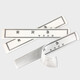 
Hethdigg seal document file bag seal special seal strip black letter thick style adhesive 60x10cm 20 pieces HGJ-1484