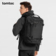 Tomtoc Reisetasche große Kapazität Rucksack Herren Rucksack Geschäftsreisen Outdoor-Gepäcktasche 17,3-Zoll-Laptop-Tasche T67 Classic Black 38L Support 35-Tage-Reisen