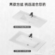 海松达不锈钢浴室柜组合陶瓷一体110cm洗手盆120大户型卫生间洗脸盆柜 奶咖12048cm圆弧盆+智能美妆镜柜