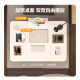 Xingkai laptop bed computer desk folding desk study desk bay window table BGZ698 white 48*70